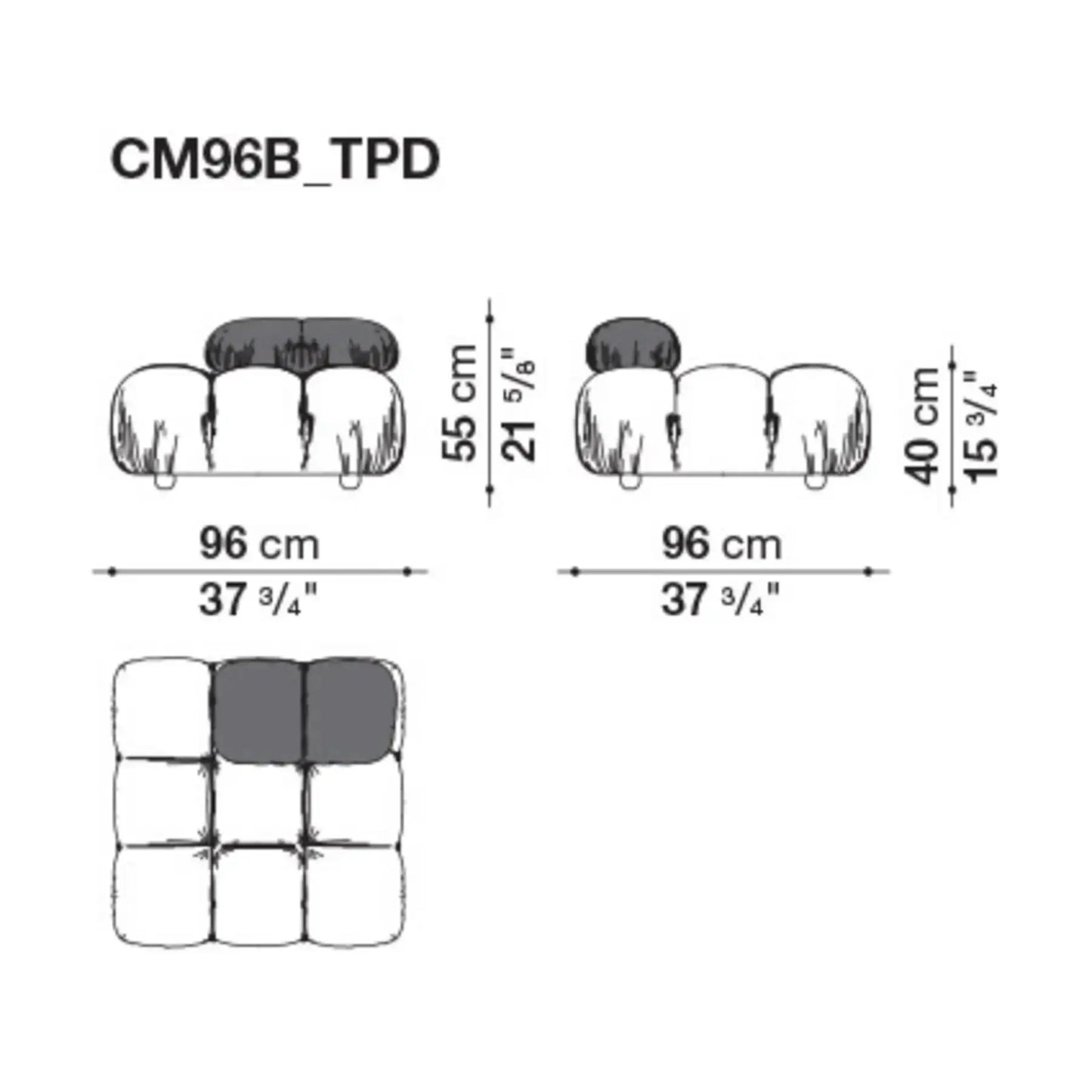 Camaleonda Sofa by B&B Italia, Mario Bellini | B&B Italia | JANGEORGe Interior Design