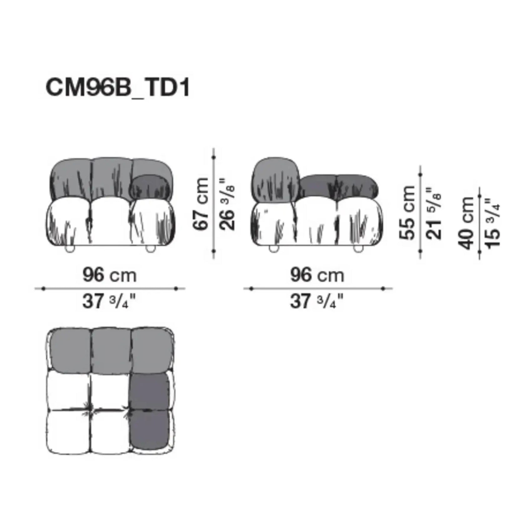 Camaleonda Sofa by B&B Italia, Mario Bellini | B&B Italia | JANGEORGe Interior Design