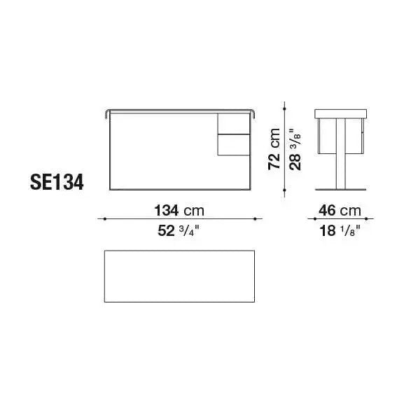 Eileen Writing Desk | B&B Italia | JANGEORGe Interior Design