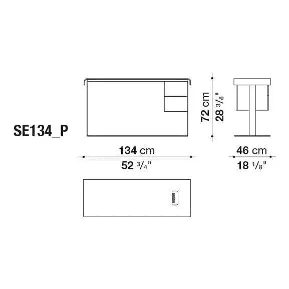 Eileen Writing Desk | B&B Italia | JANGEORGe Interior Design