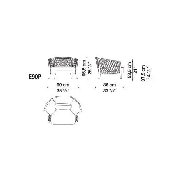 Erica Armchair | B&B Italia | JANGEORGe Interior Design