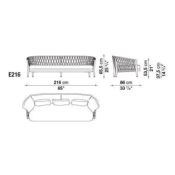 Erica Sofa | B&B Italia | JANGEORGe Interior Design