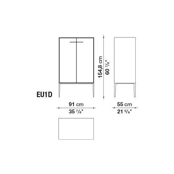 Eucalipto Storage Unit | B&B Italia | JANGEORGe Interior Design