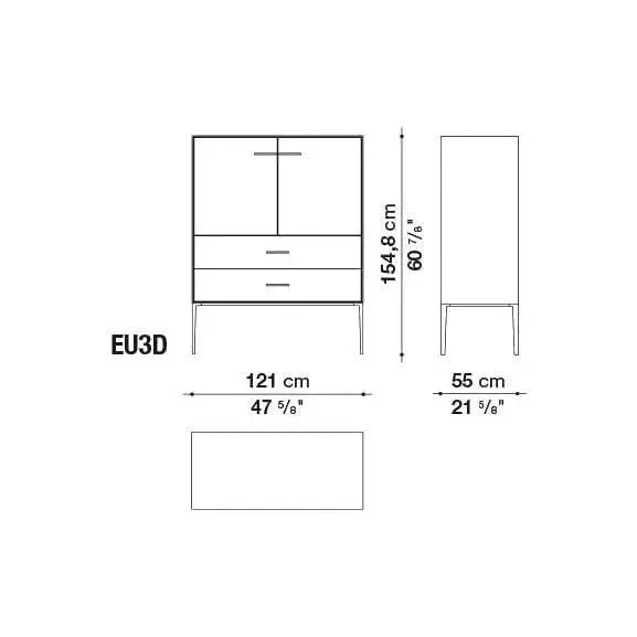 Eucalipto Storage Unit | B&B Italia | JANGEORGe Interior Design