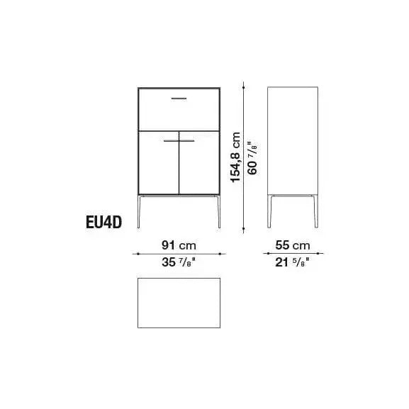 Eucalipto Storage Unit | B&B Italia | JANGEORGe Interior Design