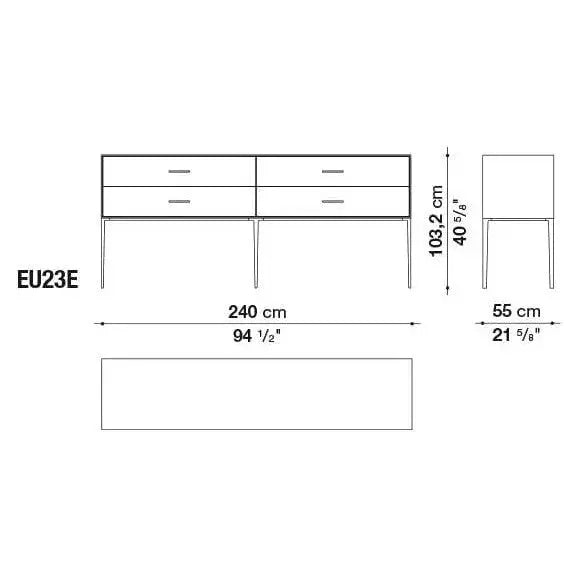 Eucalipto Storage Unit | B&B Italia | JANGEORGe Interior Design