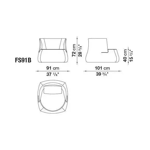 Fat-Sofa Armchair | B&B Italia | JANGEORGe Interior Design