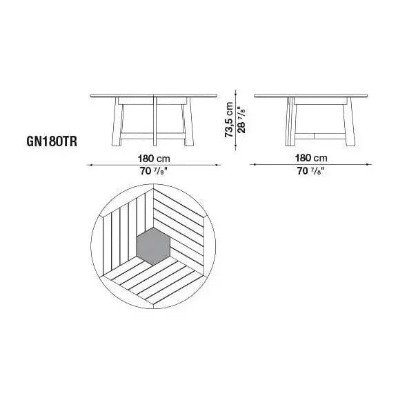 Ginestra Table | B&B Italia | JANGEORGe Interior Design