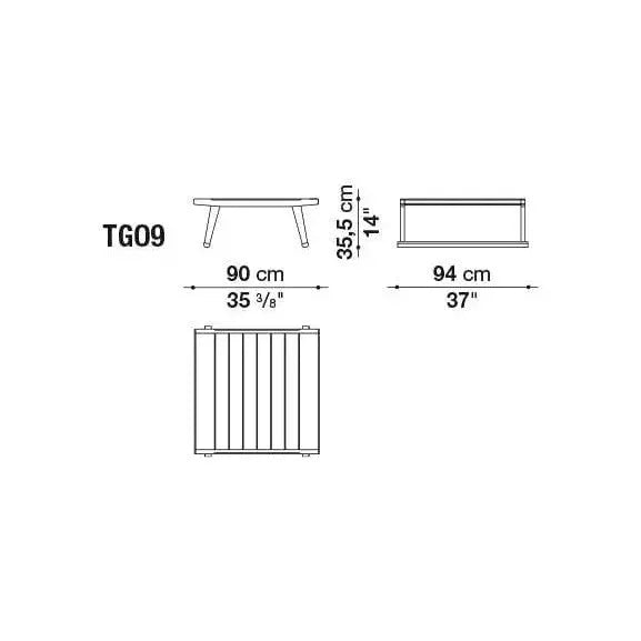 Gio Small Table | B&B Italia | JANGEORGe Interior Design