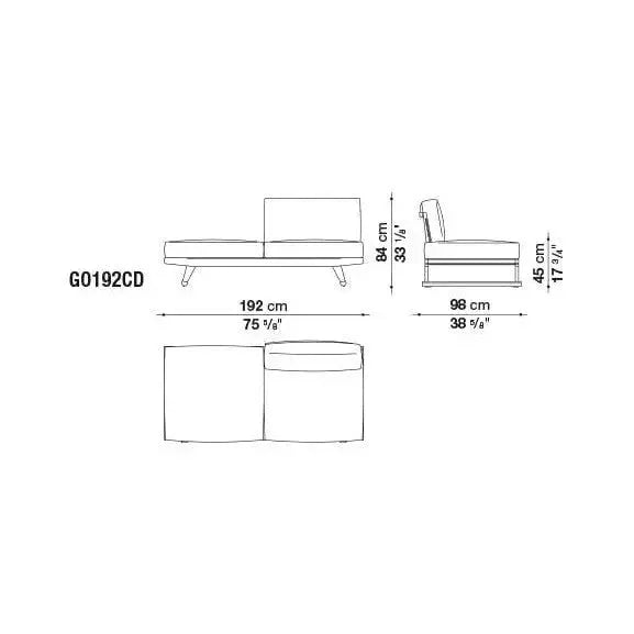 Gio Sofa | B&B Italia | JANGEORGe Interior Design