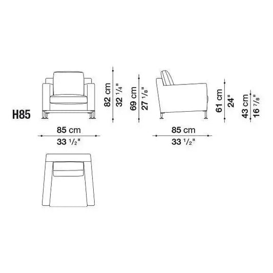Harry Armchair | B&B Italia | JANGEORGe Interior Design