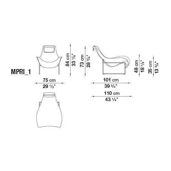 Mart Small Swivel Armchair | B&B Italia | JANGEORGe Interior Design