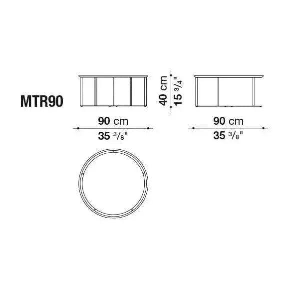 Mera Small Table | B&B Italia | JANGEORGe Interior Design