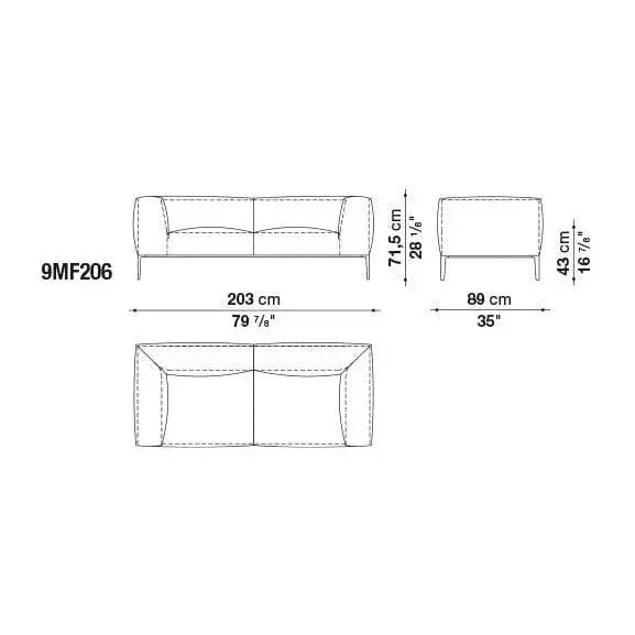 Michel Effe Sofa | B&B Italia | JANGEORGe Interior Design
