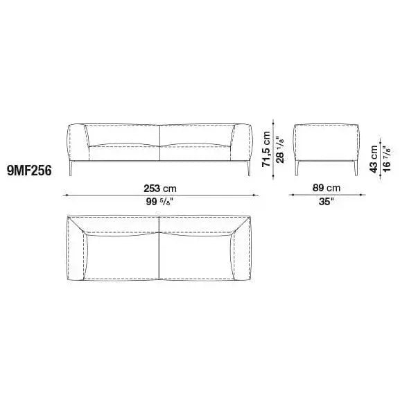 Michel Effe Sofa | B&B Italia | JANGEORGe Interior Design