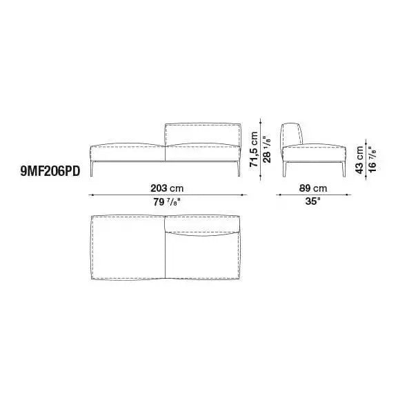 Michel Effe Sofa | B&B Italia | JANGEORGe Interior Design