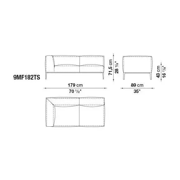 Michel Effe Sofa | B&B Italia | JANGEORGe Interior Design