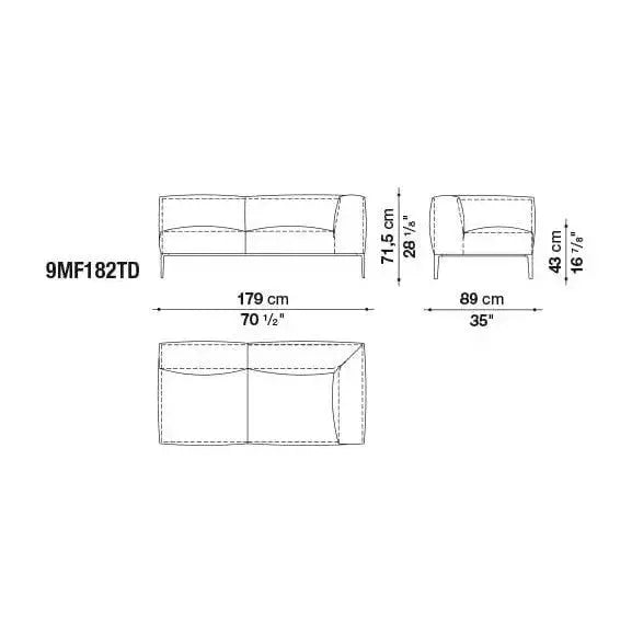 Michel Effe Sofa | B&B Italia | JANGEORGe Interior Design