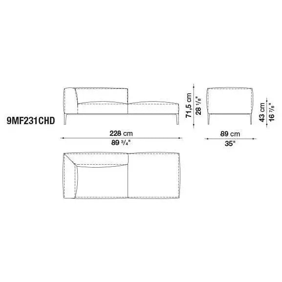 Michel Effe Sofa | B&B Italia | JANGEORGe Interior Design