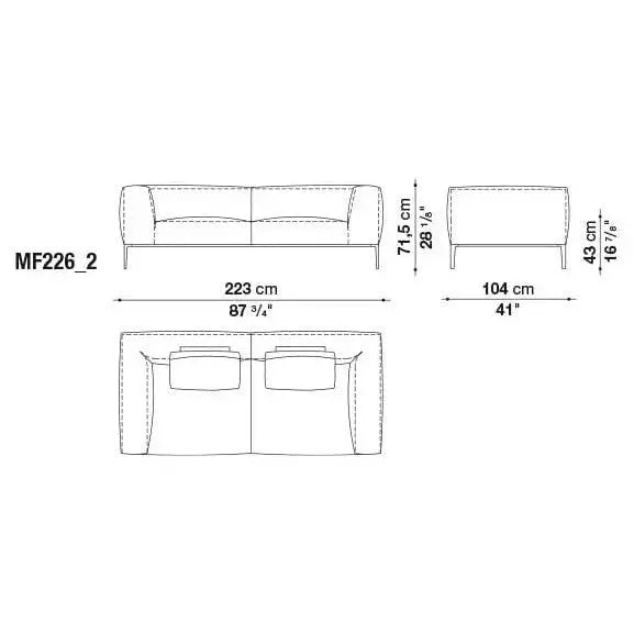 Michel Effe Sofa | B&B Italia | JANGEORGe Interior Design