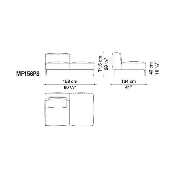 Michel Effe Sofa | B&B Italia | JANGEORGe Interior Design