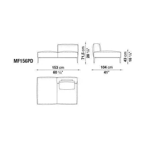 Michel Effe Sofa | B&B Italia | JANGEORGe Interior Design