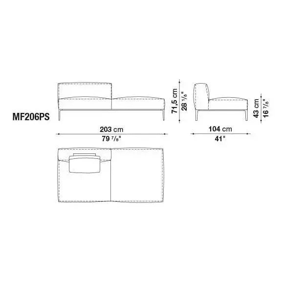Michel Effe Sofa | B&B Italia | JANGEORGe Interior Design