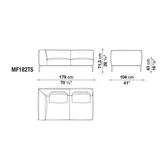 Michel Effe Sofa | B&B Italia | JANGEORGe Interior Design