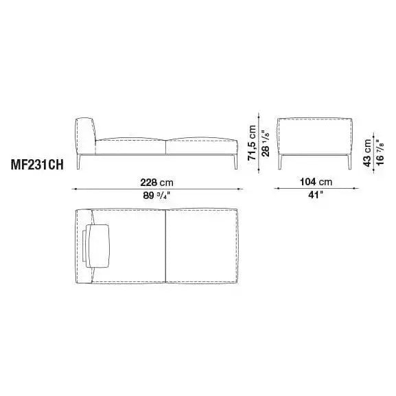 Michel Effe Sofa | B&B Italia | JANGEORGe Interior Design