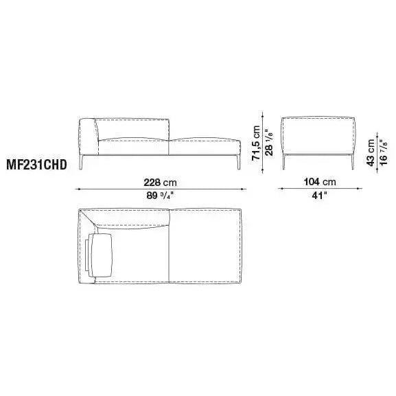 Michel Effe Sofa | B&B Italia | JANGEORGe Interior Design