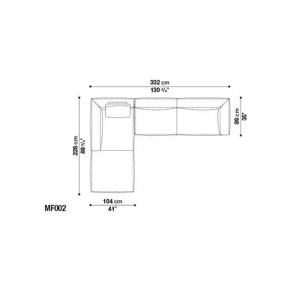 Michel Effe Sofa | B&B Italia | JANGEORGe Interior Design