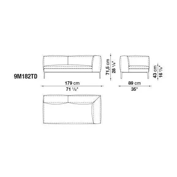 Michel Sofa | B&B Italia | JANGEORGe Interior Design