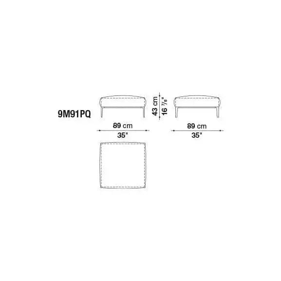 Michel Sofa | B&B Italia | JANGEORGe Interior Design