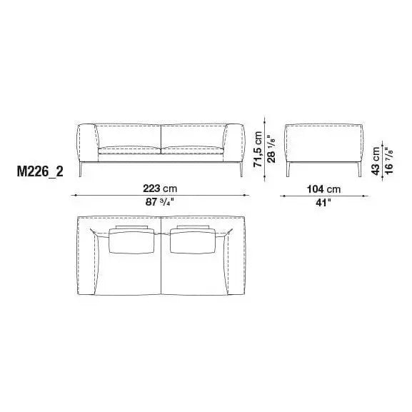 Michel Club Sofa | B&B Italia | JANGEORGe Interior Design