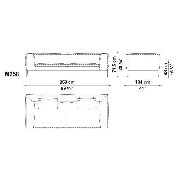 Michel Sofa | B&B Italia | JANGEORGe Interior Design