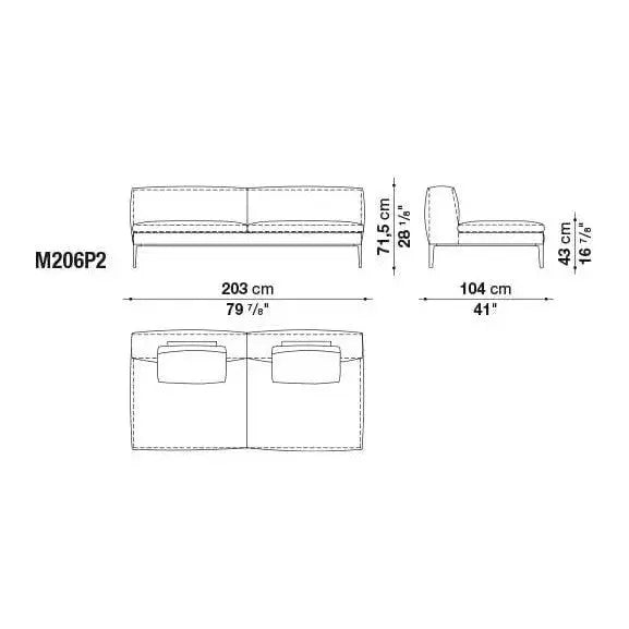 Michel Club Sofa | B&B Italia | JANGEORGe Interior Design