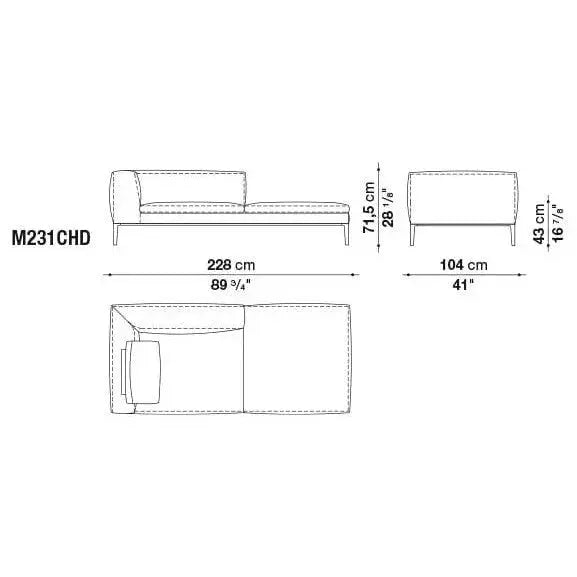 Michel Club Sofa | B&B Italia | JANGEORGe Interior Design