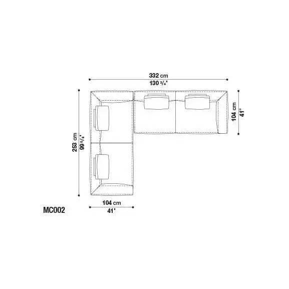 Michel Club Sofa | B&B Italia | JANGEORGe Interior Design