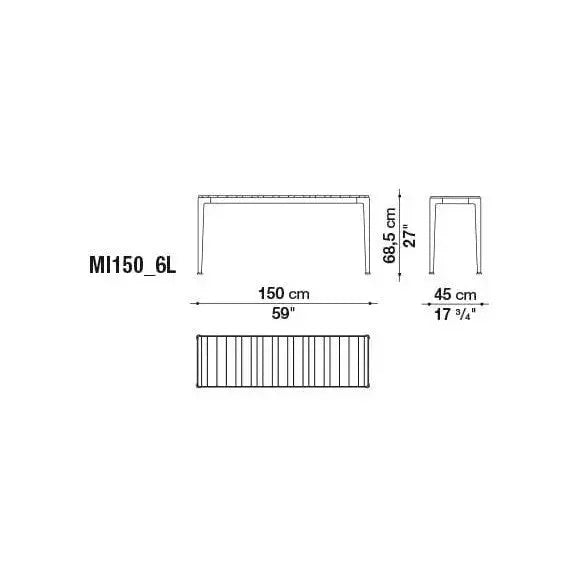 Mirto Outdoor Side Table | B&B Italia | JANGEORGe Interior Design