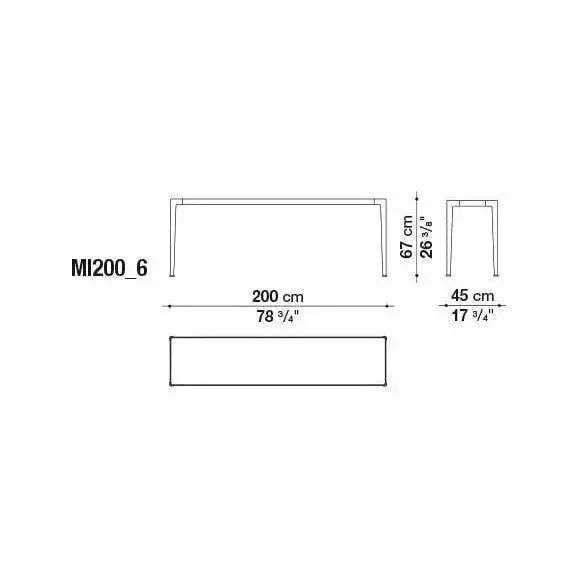Mirto Outdoor Side Table | B&B Italia | JANGEORGe Interior Design