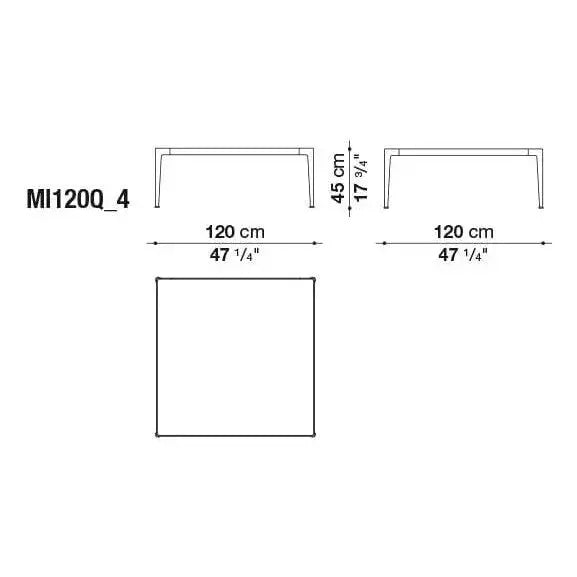 Mirto Outdoor Small Table | B&B Italia | JANGEORGe Interior Design