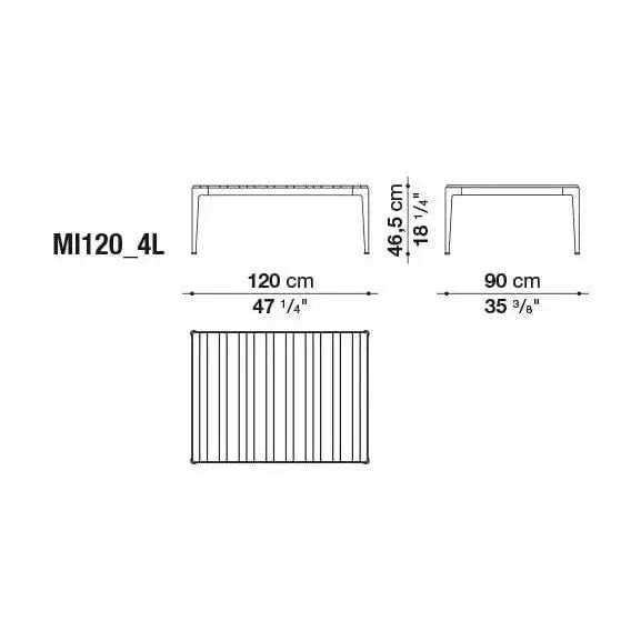 Mirto Outdoor Small Table | B&B Italia | JANGEORGe Interior Design