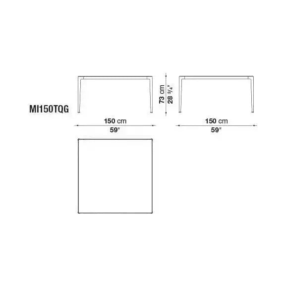 Mirto Outdoor Table | B&B Italia | JANGEORGe Interior Design