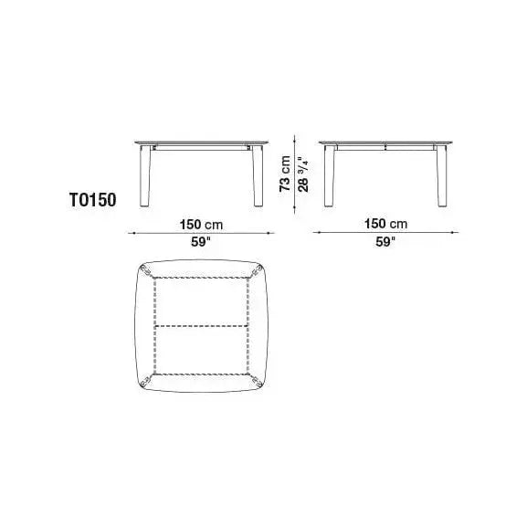 Oskar Table | B&B Italia | JANGEORGe Interior Design