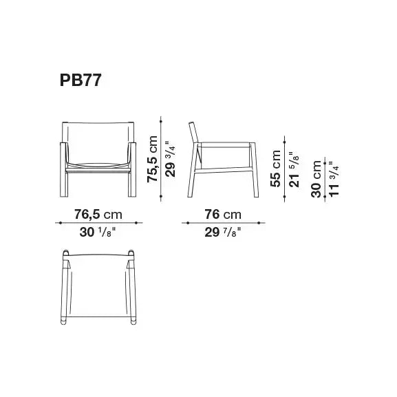 Pablo Armchair PB77 | B&B Italia | JANGEORGe Interior Design