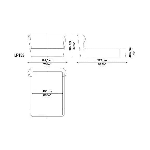 Papilio Bed | B&B Italia | JANGEORGe Interior Design