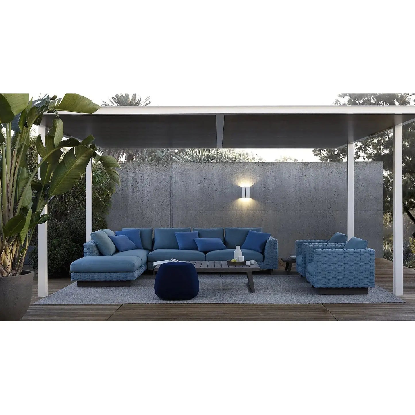 Ray Outdoor Fabric Armchair | B&B Italia | JANGEORGe Interior Design