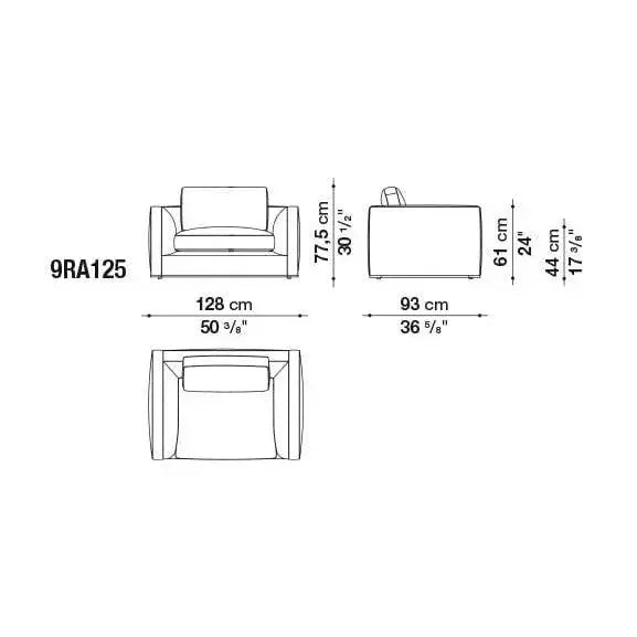 Richard Armchair | B&B Italia | JANGEORGe Interior Design