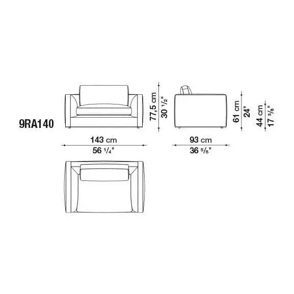 Richard Armchair | B&B Italia | JANGEORGe Interior Design