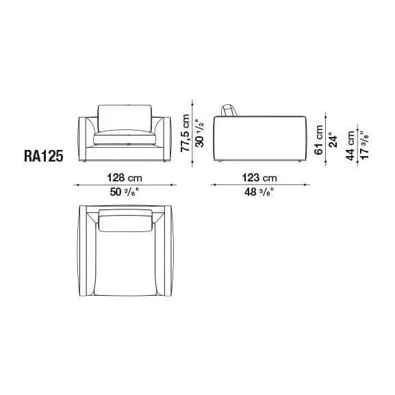 Richard Armchair | B&B Italia | JANGEORGe Interior Design